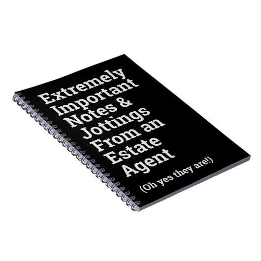 おもしろい重要不動産業者ノートブック ノートブック (右側)