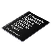 おもしろい重要不動産業者ノートブック ノートブック (左側)