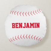 おもしろい野球 ラウンドクッション (正面)