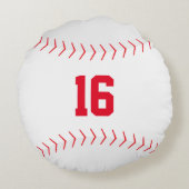 おもしろい野球 ラウンドクッション (裏面)