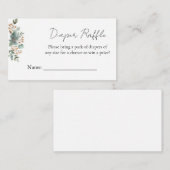 おもしろい野生の母親の木の森の赤ちゃんシャワー エンクロージャーカード (正面/裏面)