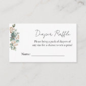 おもしろい野生の母親の木の森の赤ちゃんシャワー エンクロージャーカード (正面)