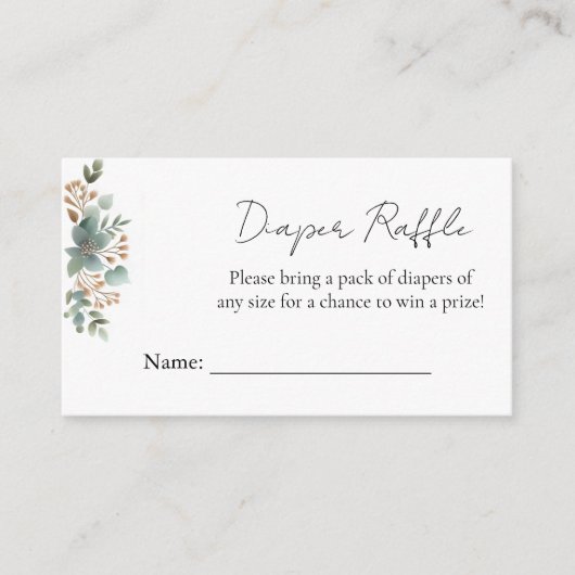 おもしろい野生の母親の木の森の赤ちゃんシャワー エンクロージャーカード (正面)