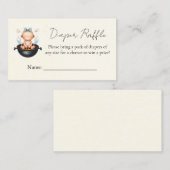 おもしろい野生の母親の木の森の赤ちゃんシャワー エンクロージャーカード (正面/裏面)