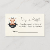 おもしろい野生の母親の木の森の赤ちゃんシャワー エンクロージャーカード (正面)