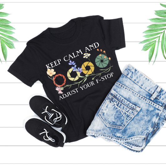 おもしろい野草撮影Fストップ Tシャツ