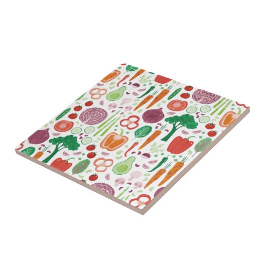 おもしろい野菜 タイル (側面)