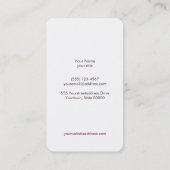 おもしろい金ゴールドの円とカラフル紙吹雪のパターン 名刺 (裏面)