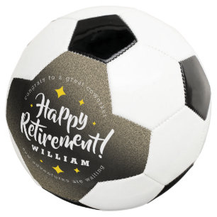 おもしろい金ゴールドグリッタースターズリタイアニューアドベンチャーズ サッカーボール