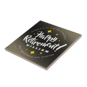 おもしろい金ゴールドグリッタースターズリタイアニューアドベンチャーズ タイル (側面)