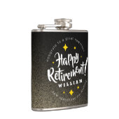 おもしろい金ゴールドグリッタースターズリタイアニューアドベンチャーズ フラスク (右)