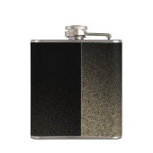 おもしろい金ゴールドグリッタースターズリタイアニューアドベンチャーズ フラスク (裏面)