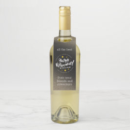 おもしろい金ゴールドグリッタースターズリタイアニューアドベンチャーズ ボトルネックタグ