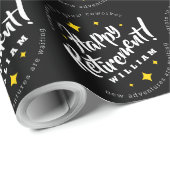 おもしろい金ゴールドスター引退ニューアドベンチャー待ち ラッピングペーパー (ロールコーナー)