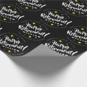 おもしろい金ゴールドスター引退ニューアドベンチャー待ち ラッピングペーパー (角)