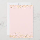 おもしろい金ゴールドバルーン2023年度卒業パーティーのクラス 招待状 (裏面)