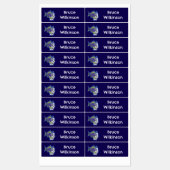 おもしろい釣り用の魚のパーソナライズされた漫画 ラベル (シート)