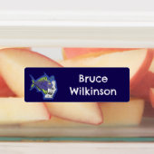 おもしろい釣り用の魚のパーソナライズされた漫画 ラベル (貼付)