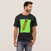おもしろい鉛筆 Tシャツ (正面フル)