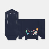 おもしろい銀河系惑星宇宙ベビーシャワー フェイバーボックス (折り畳みなし)