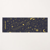 おもしろい銀河系遠くに遠パーソナライズされた外空間 ヨガマット (正面(横))