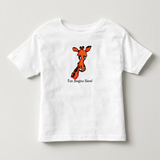 おもしろい開始 トドラーTシャツ (正面)