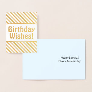 おもしろい間抜けと「誕生日の願い!」 カード