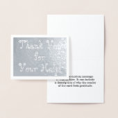 おもしろい間抜け、「お世話にな救済った!」 カード (ディスプレー)