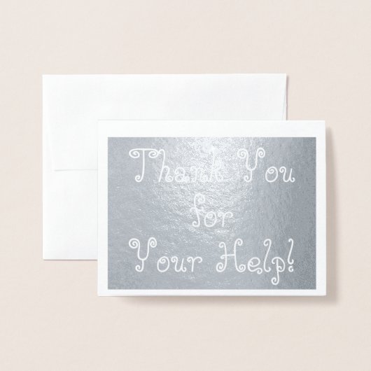 おもしろい間抜け、「お世話にな救済った!」 カード (封筒付き正面)