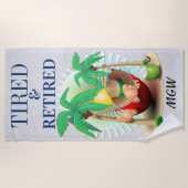 おもしろい除ビーチタオル ビーチタオル (正面)