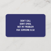 おもしろい除 名刺 (裏面)