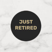 おもしろい除・売却パーティーテーブル紙吹雪 コンフェッティ (スモール正面)