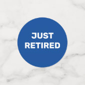 おもしろい除・売却パーティーテーブル紙吹雪 コンフェッティ (スモール正面)