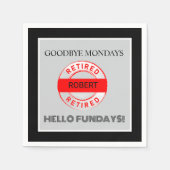 おもしろい除・売却パーティー スタンダードカクテルナプキン (正面)