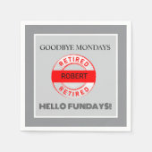 おもしろい除・売却パーティー スタンダードカクテルナプキン (正面)