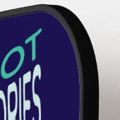 おもしろい陰謀説UFO ピックルボールラケット (左詳細)