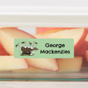 おもしろい陰部のユーモアパーソナライズされた漫画 ラベル