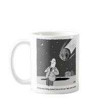 おもしろい隕石が地球を打つ。天文学テーマ