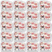 おもしろい離れReview Cute Santa Christmas Business シール (正面)