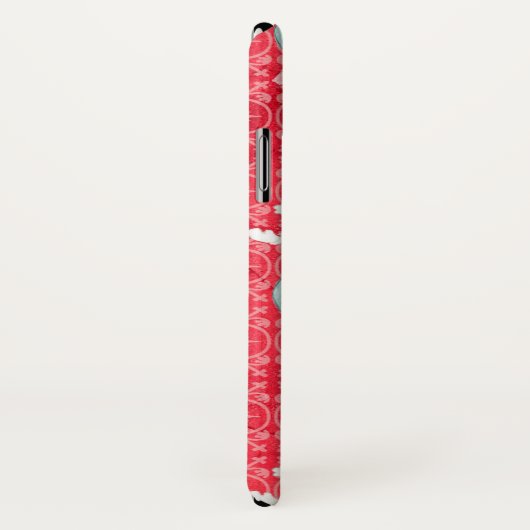 おもしろい雪だるまとトナカイiPhoneケース Case-Mate iPhoneケース (裏面/右)