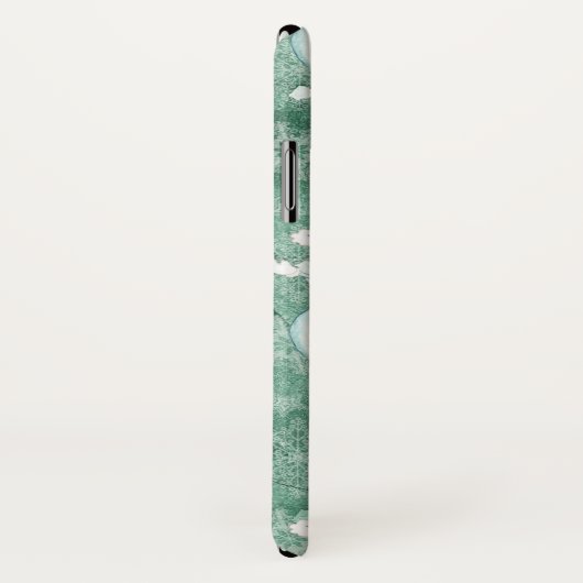 おもしろい雪だるまとトナカイiPhoneケース Case-Mate iPhoneケース (裏面/右)