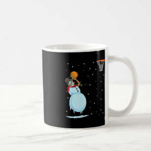 おもしろい雪だるまのクリスマス コーヒーマグカップ