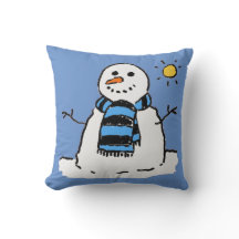 おもしろい雪だるまイラストレーションデザイン