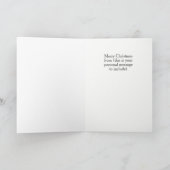 おもしろい雪だるまクリスマスカード。 シーズンカード (内部)