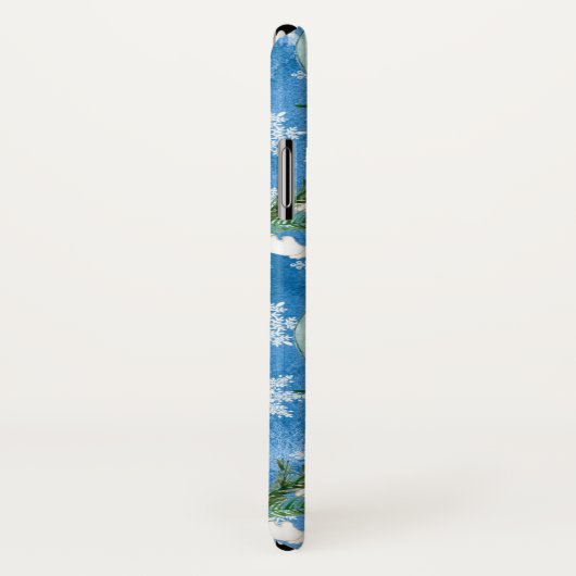 おもしろい雪だるまクリスマスiPhoneケース Case-Mate iPhoneケース (裏面/右)