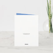 おもしろい雪だるま会社QRコード付きクリスマスカード シーズンカード (裏面)