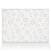 おもしろい雪だるま素朴とトナカイのクリスマスカード (内部横(上))