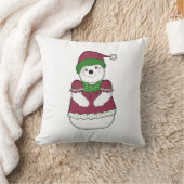 おもしろい雪だるま装飾用クッション クッション (ブランケット)