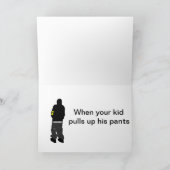 おもしろい雪だるま・ウィンター・カード シーズンカード (内部)