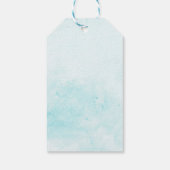 おもしろい雪だるま ギフトタグ (裏面)